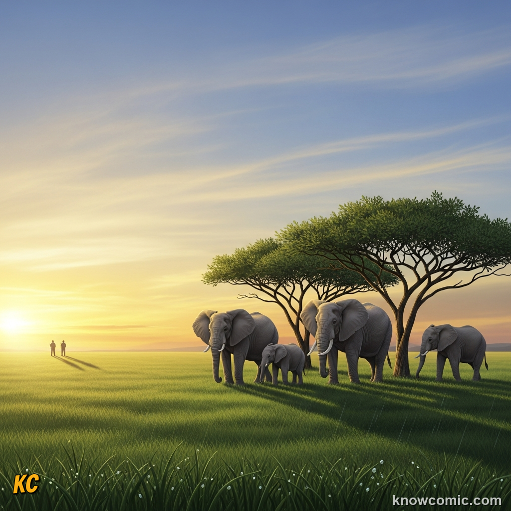 Conservation rangers and community working together to protect elephant corridors