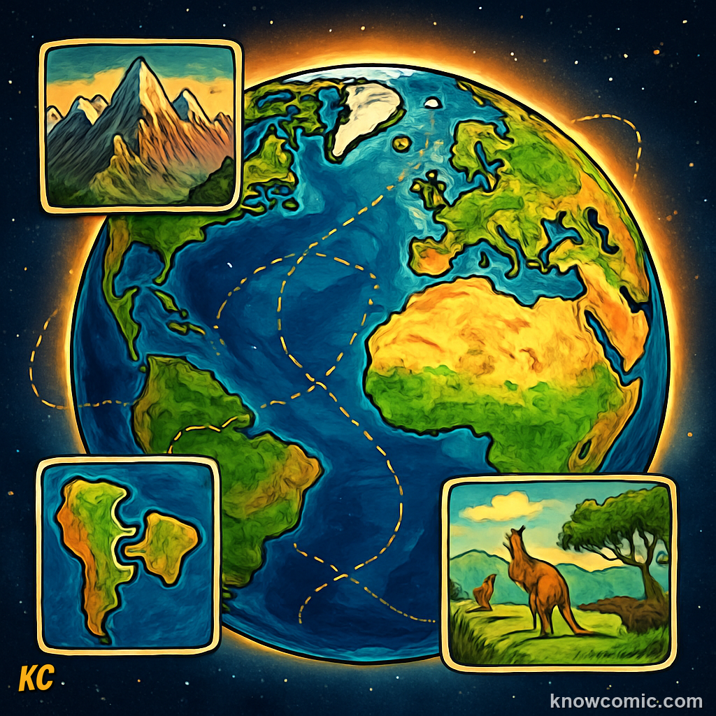Modern continents and drift legacy