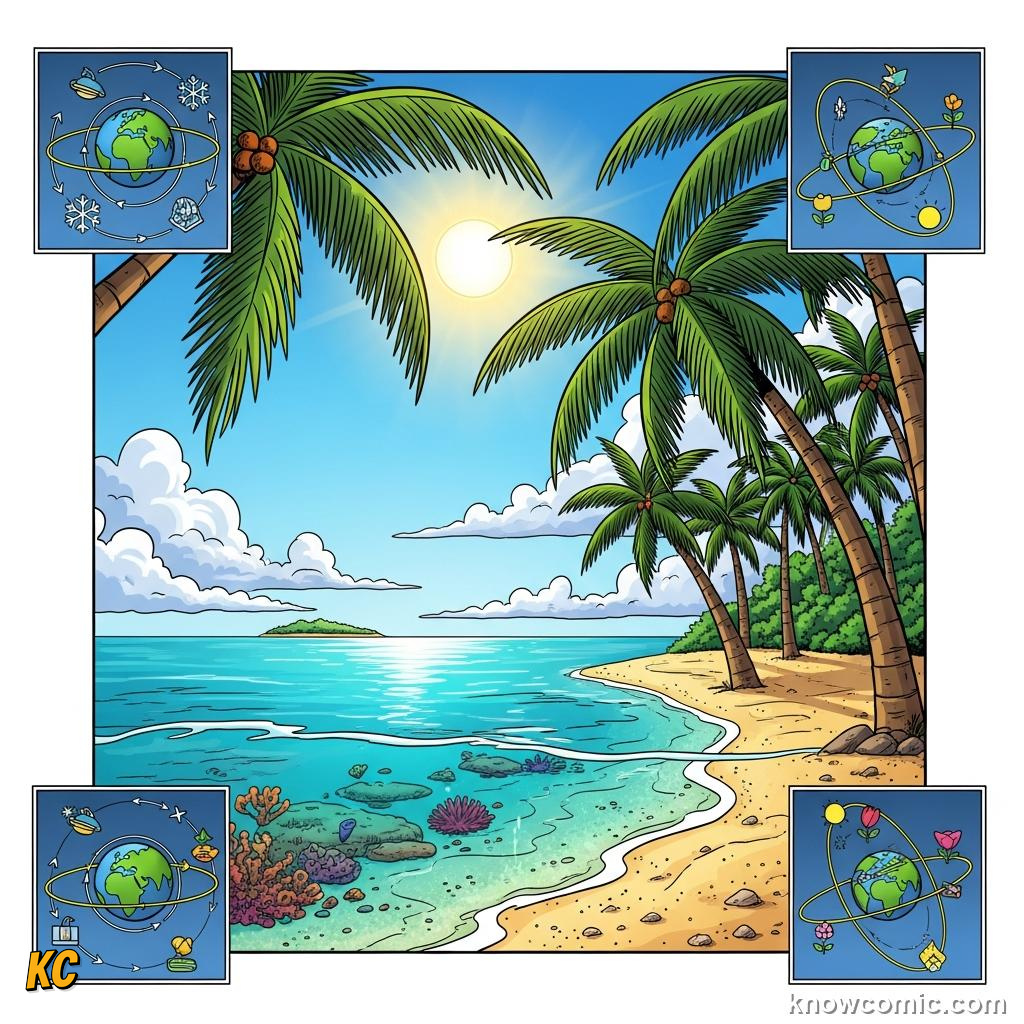 Tropics with Sun directly overhead at Tropic of Cancer and Capricorn lines