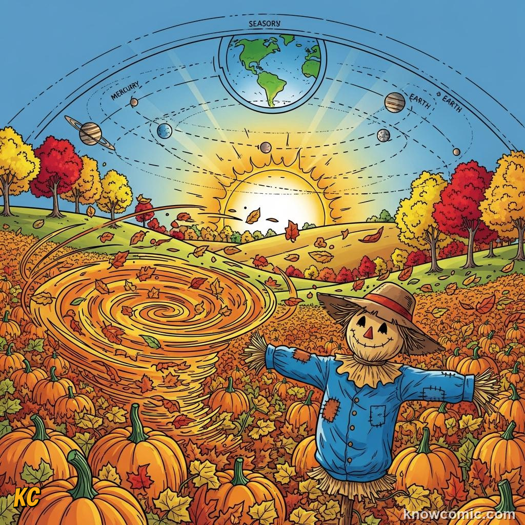 September equinox bringing northern autumn and southern spring together