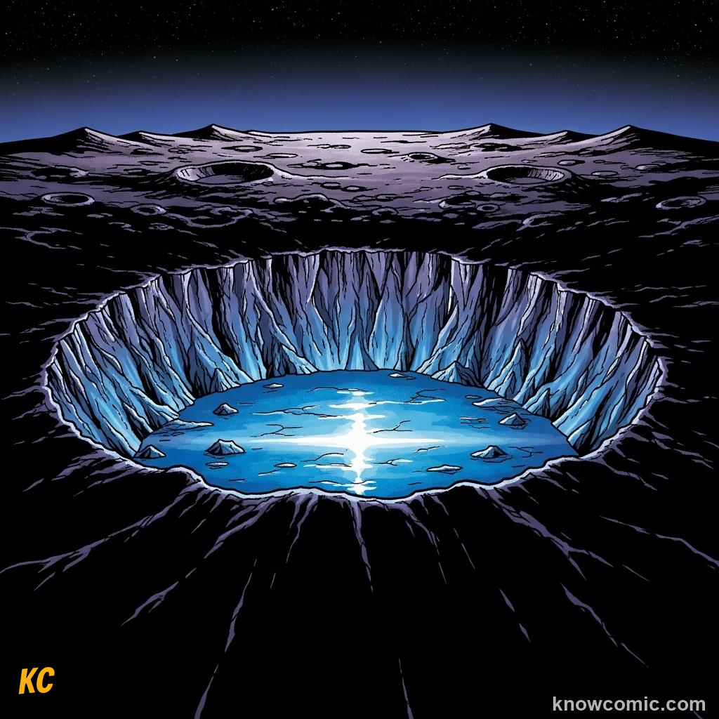 Polar ice cold traps on Moon preserving water molecules from comets
