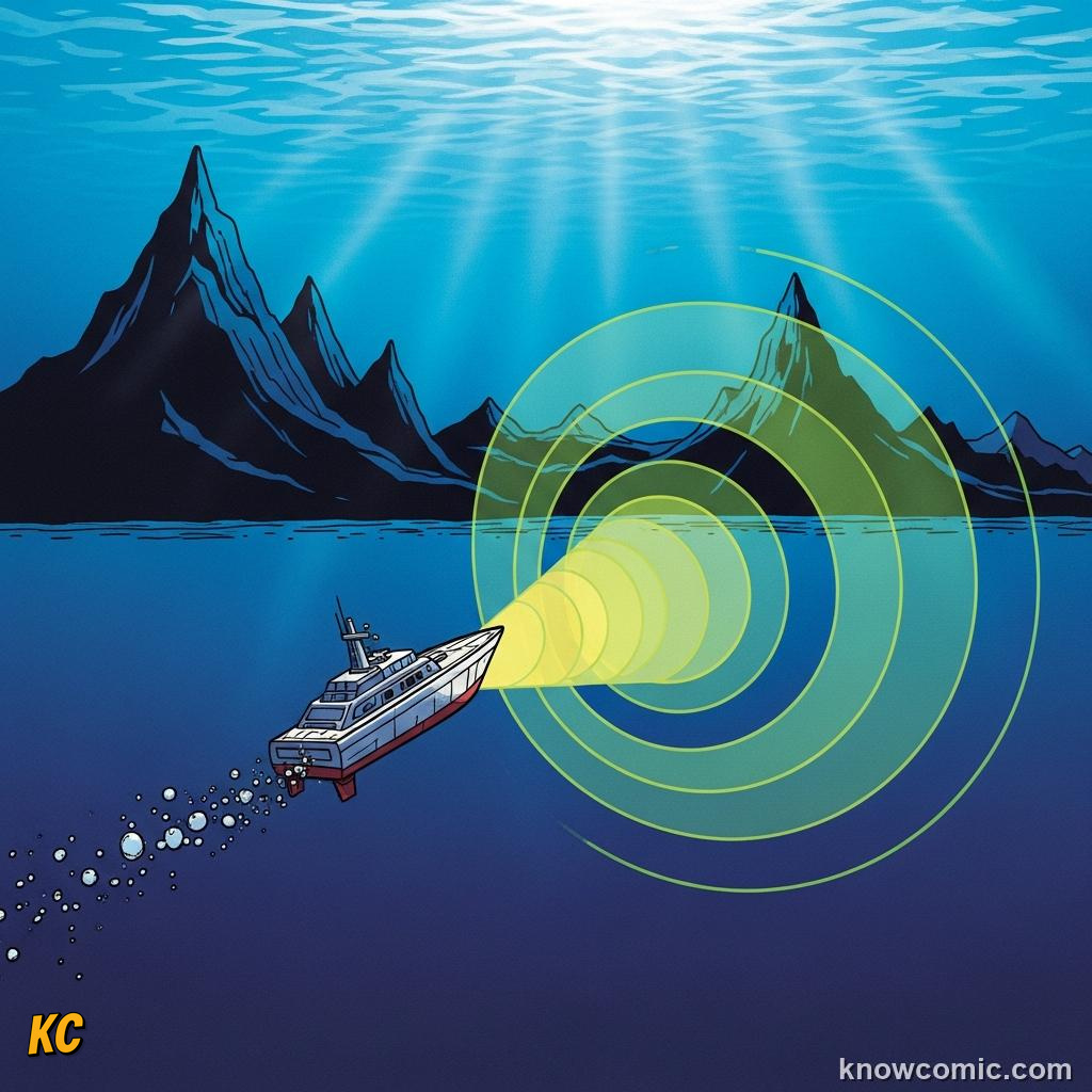 Sonar mapping seafloor from satellites revealing daily ocean floor detail