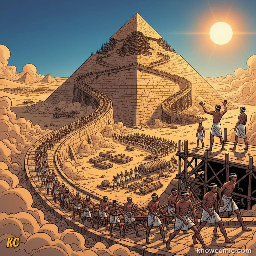 Khufu's Great Pyramid: the tallest structure on Earth for 3,800 years built from 2.3 million stone blocks