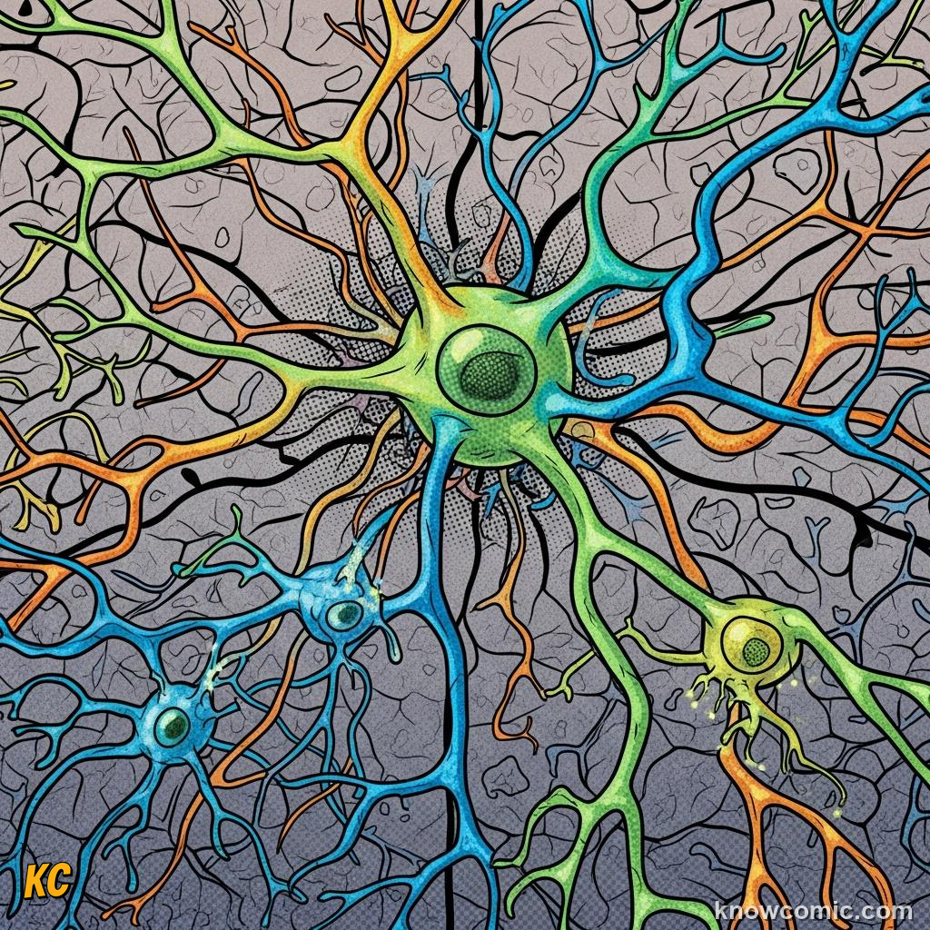 Interneuron inside the spinal cord connecting sensory and motor pathways