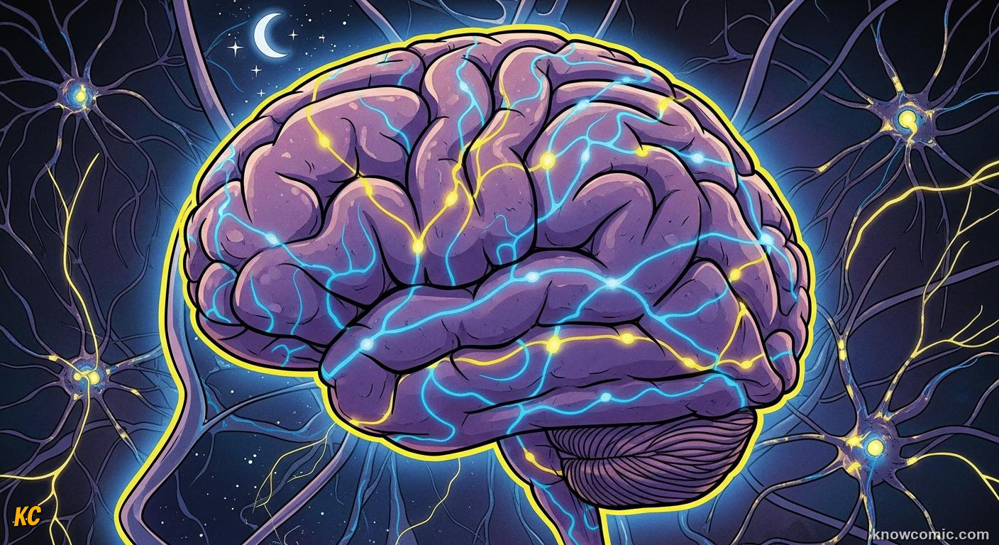 Synapses connecting neurons: neurons that fire together wire together into memory
