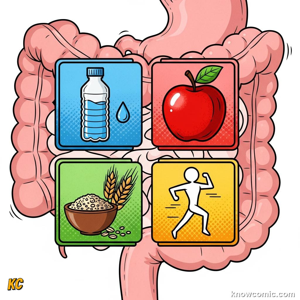 Digestive health habits checklist: hydration, fibre, and meal timing