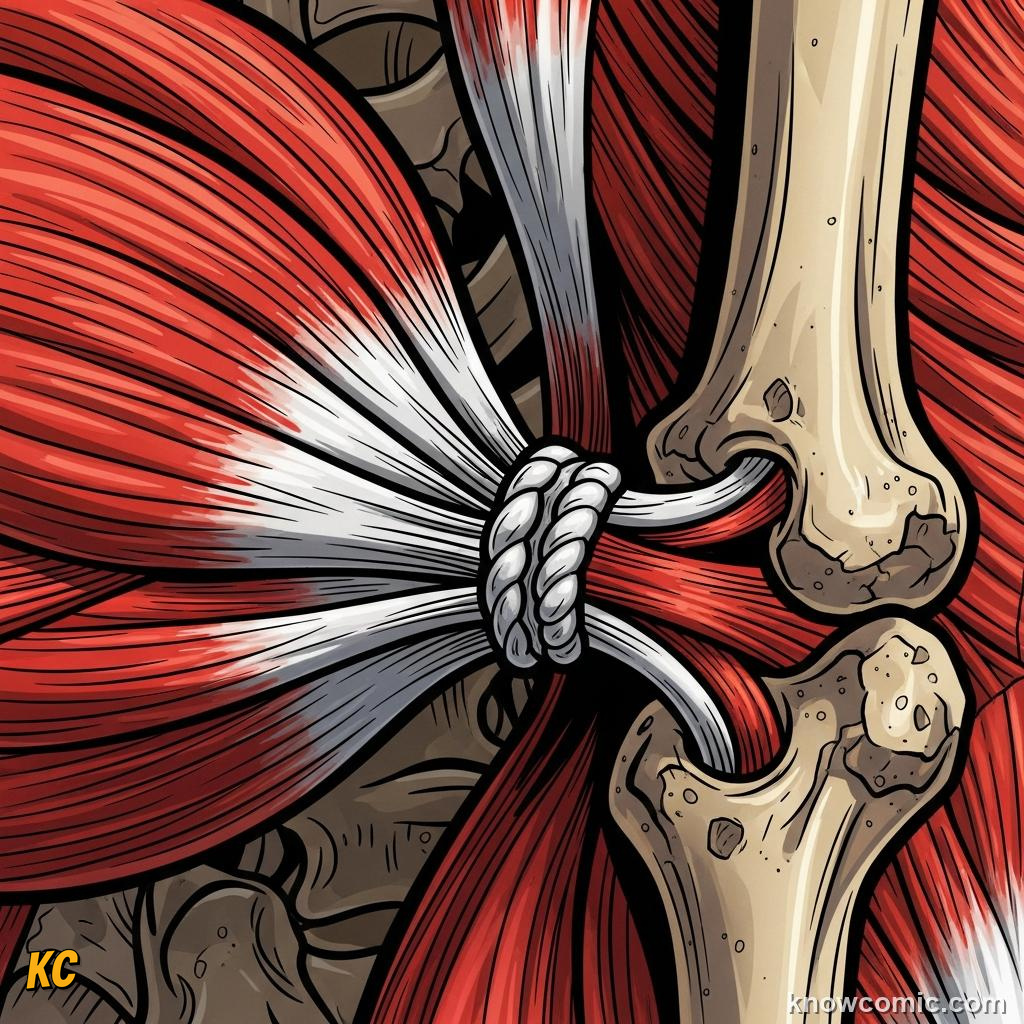 Tendons: tough cords connecting muscles to bones for powerful movement