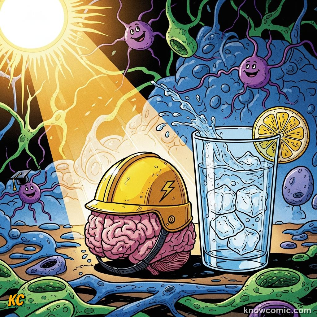 Daily brain care habits: 8 hours sleep, physical exercise, learning new things, and social connection