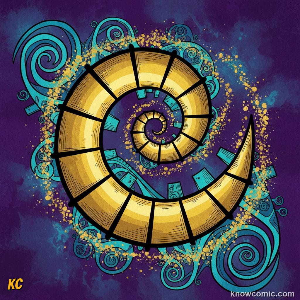 The golden ratio 1.618 shown as an irrational non-repeating decimal on a chalkboard