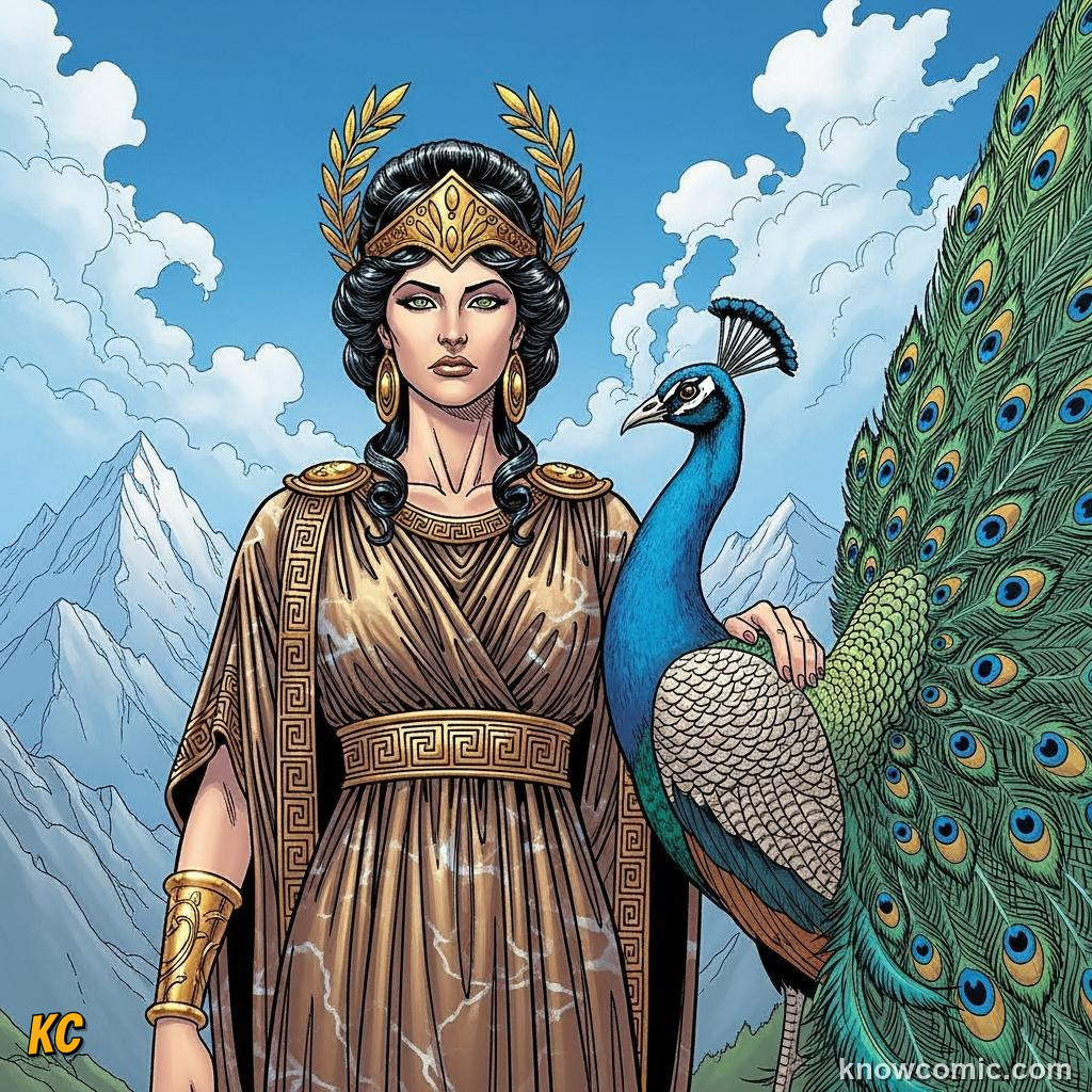 Hera offering Paris power and kingdoms as her bribe