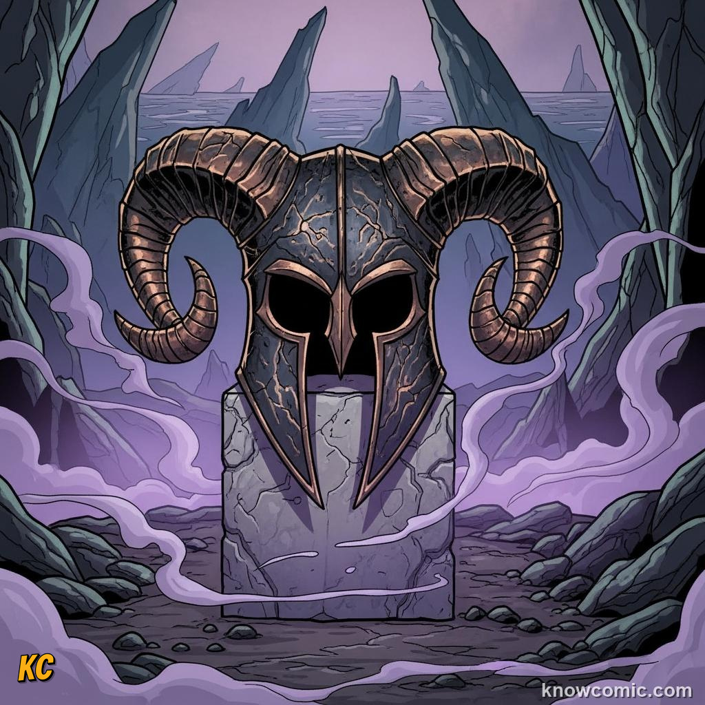 The helm of darkness from Hades granting Perseus invisibility