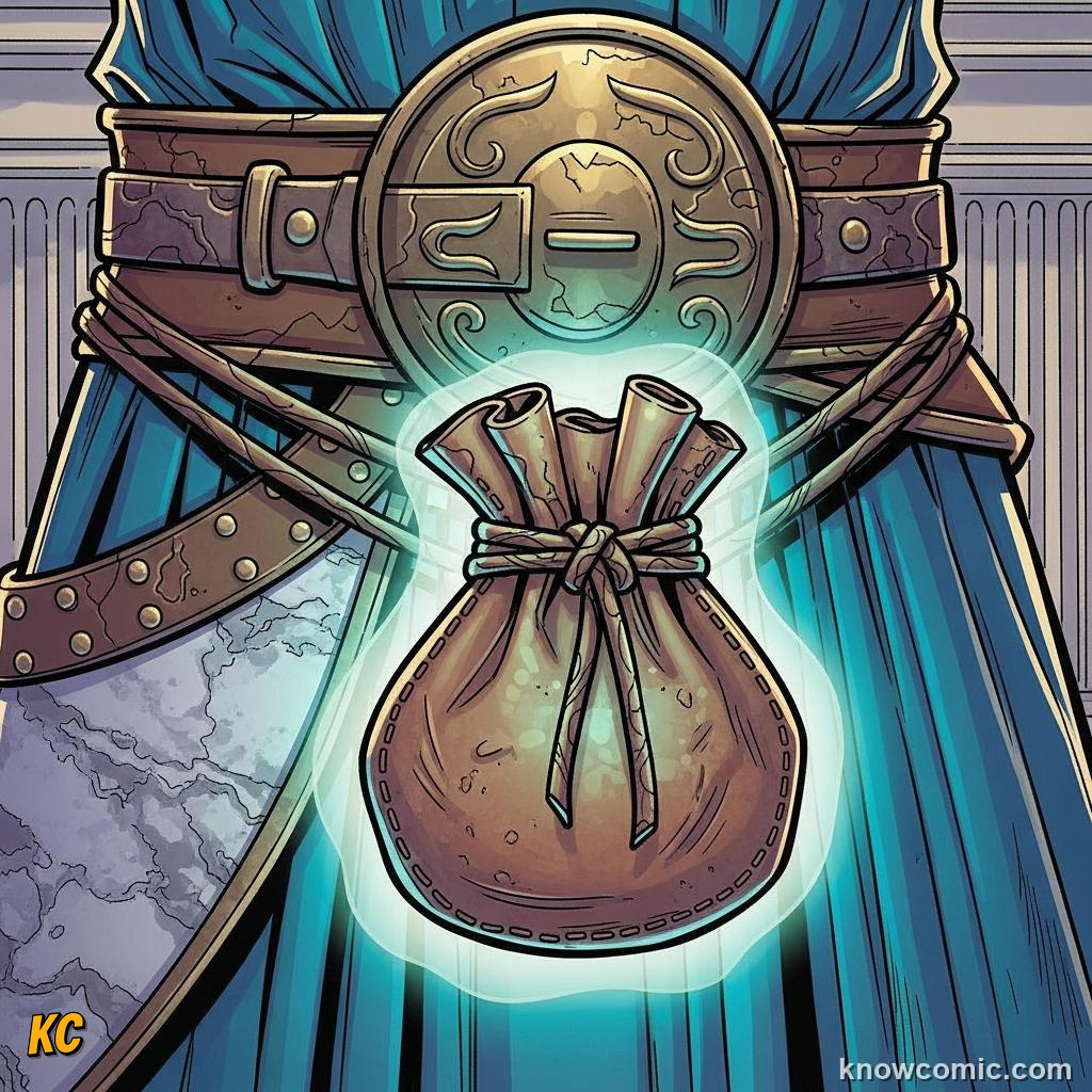 The kibisis magic pouch used to safely carry Medusa's severed head