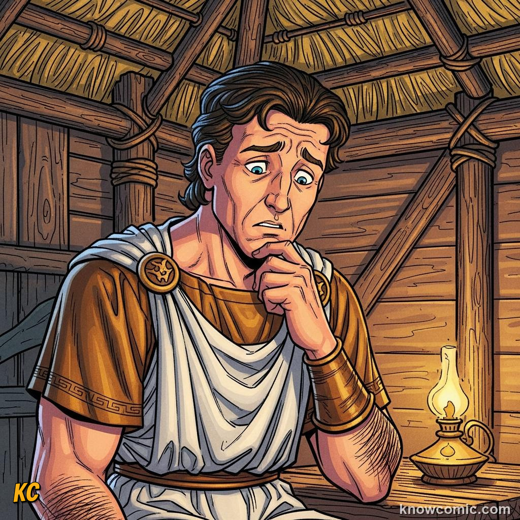 Epimetheus the afterthought brother gazing at his new bride Pandora