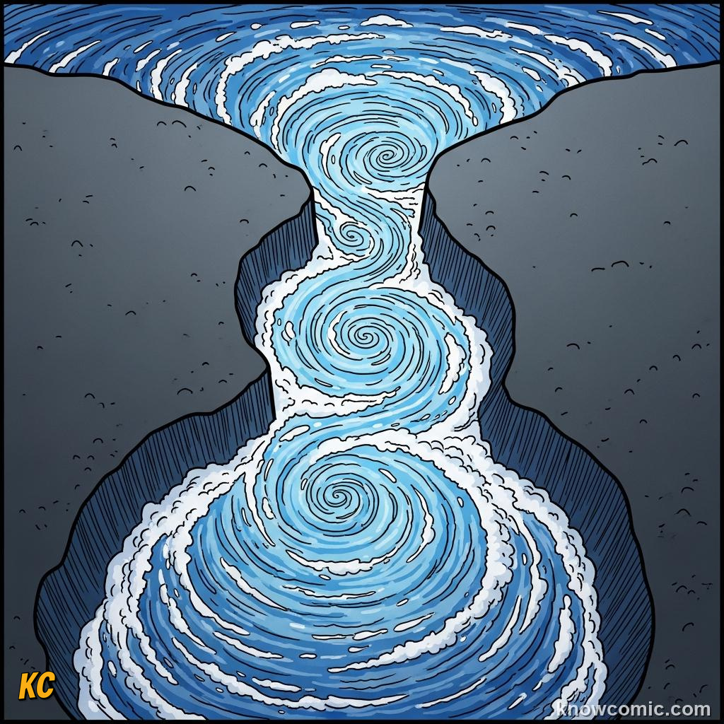 Drake Passage connecting Atlantic and Pacific with no land barrier below South America