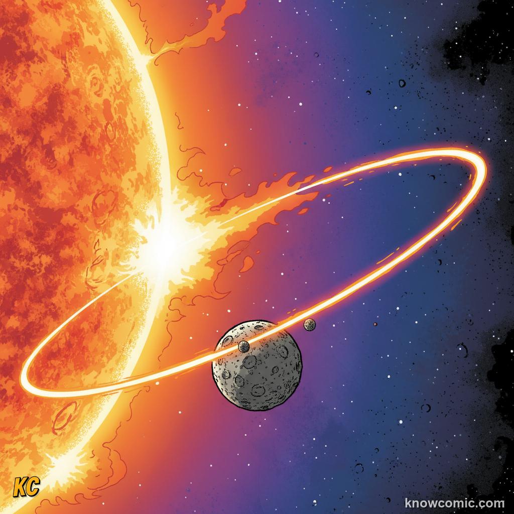 Mercury's fast orbit: 88 Earth days to circle the Sun at a speed of 47 km per second