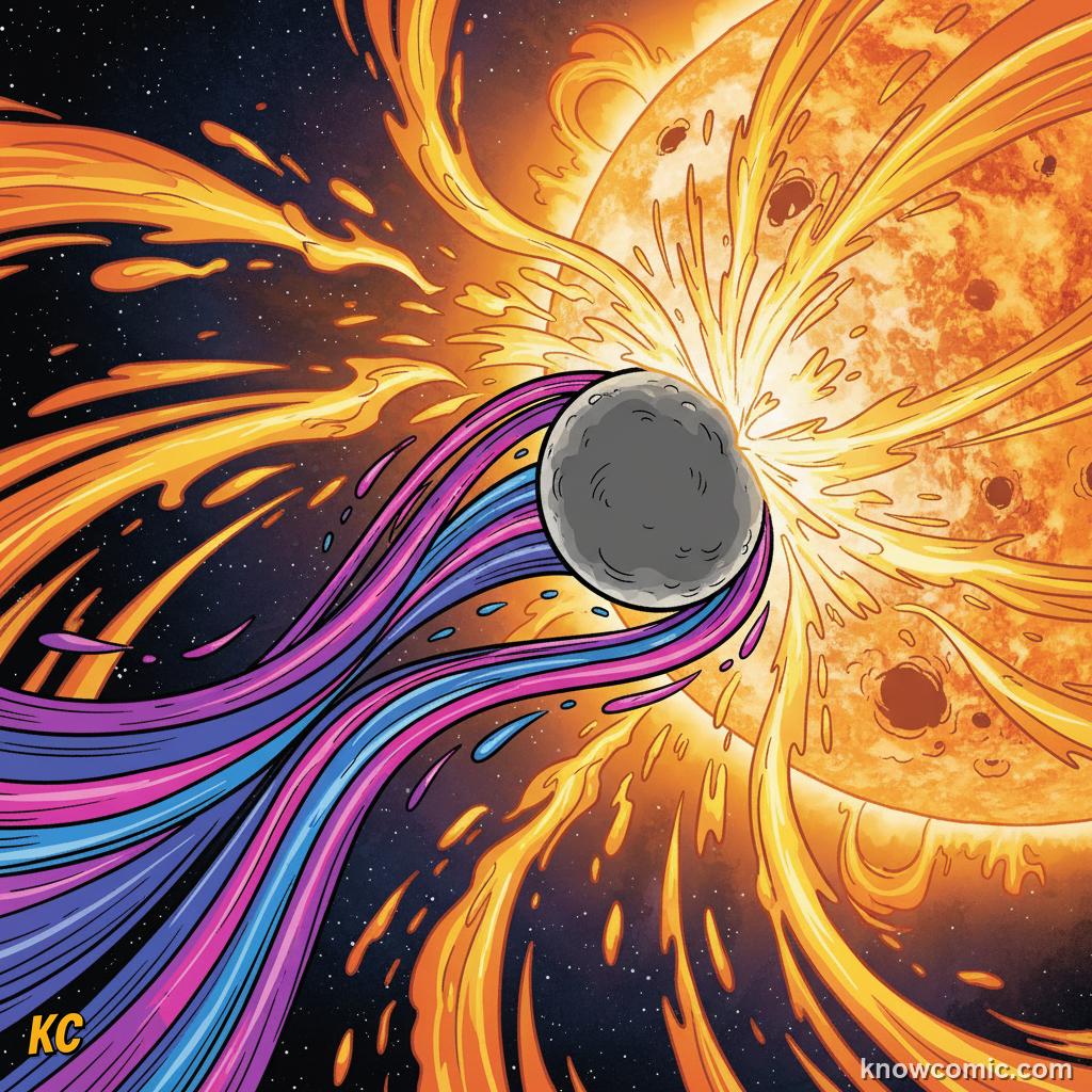 Mercury's daytime surface baking at 430°C under intense solar radiation with no atmosphere