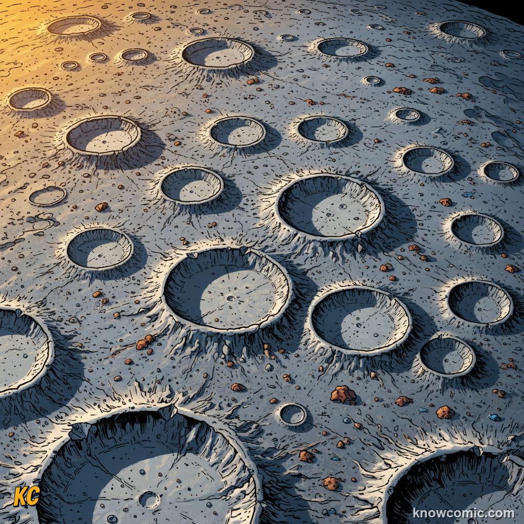 Mercury's surface: thousands of impact craters preserved since the solar system's early days
