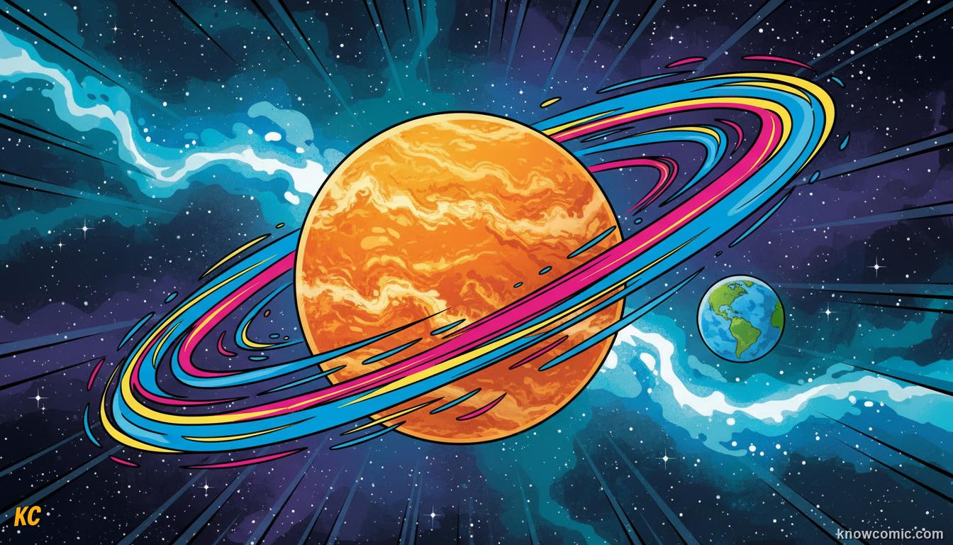 Venus retrograde rotation: it spins backwards so the Sun rises in the west and sets in the east