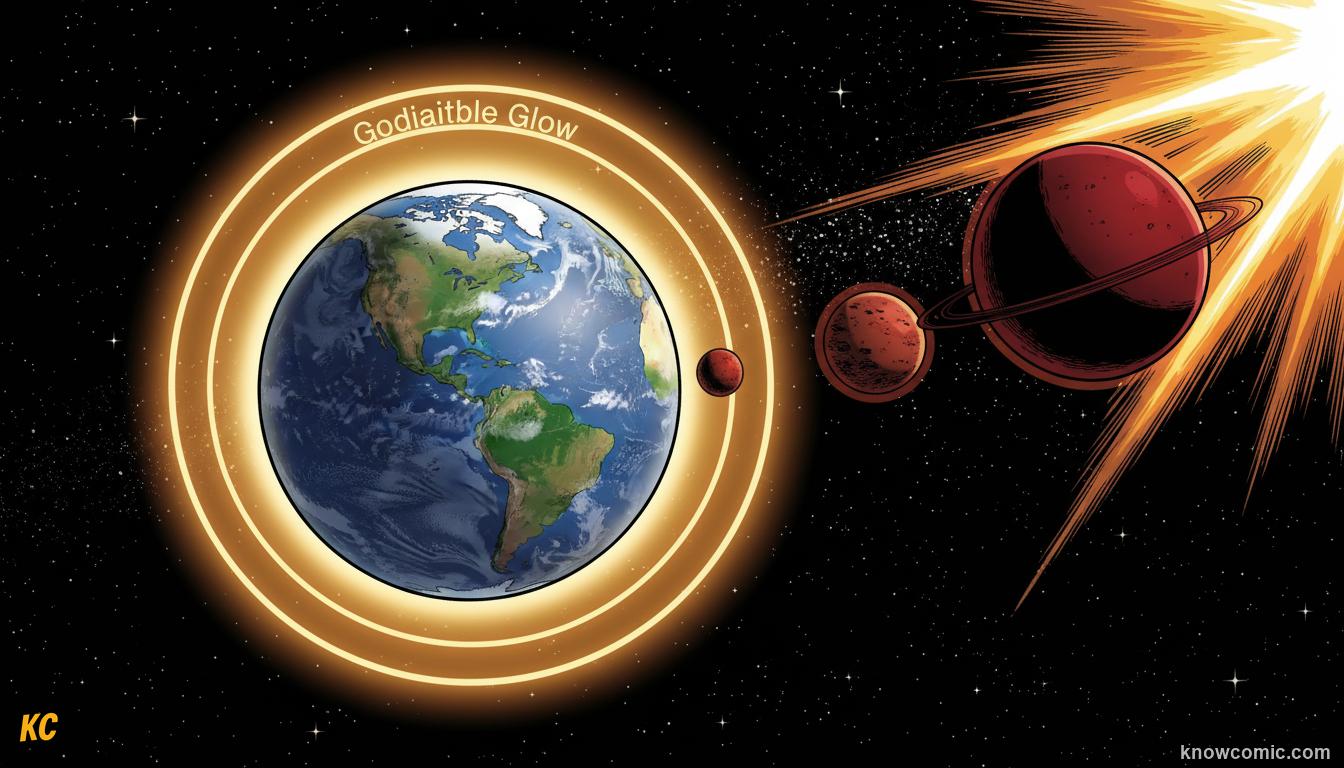 Earth from space: the blue planet sitting in the Goldilocks zone as the third planet from the Sun