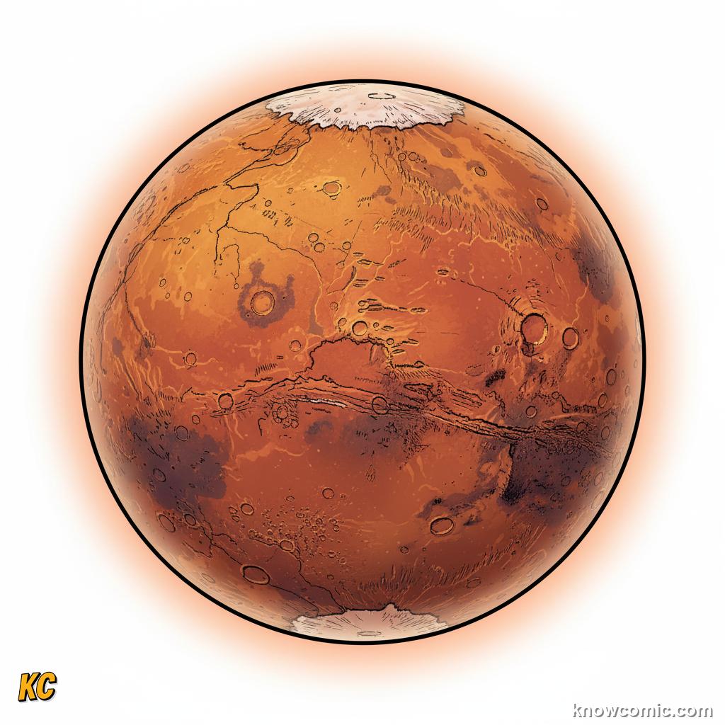 Mars's thin atmosphere: 95% carbon dioxide with barely enough pressure to survive unprotected