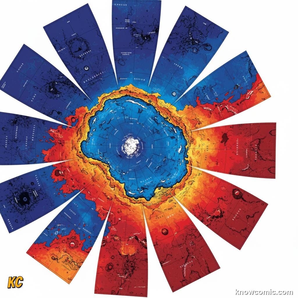 Mars temperature extremes: summer at -20°C and winter dropping to a brutal -140°C