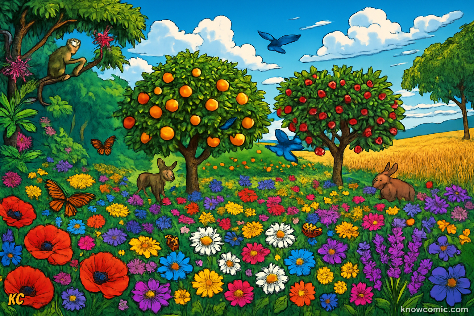 Modern world dominated by 350000 species of flowering angiosperms in every habitat on Earth